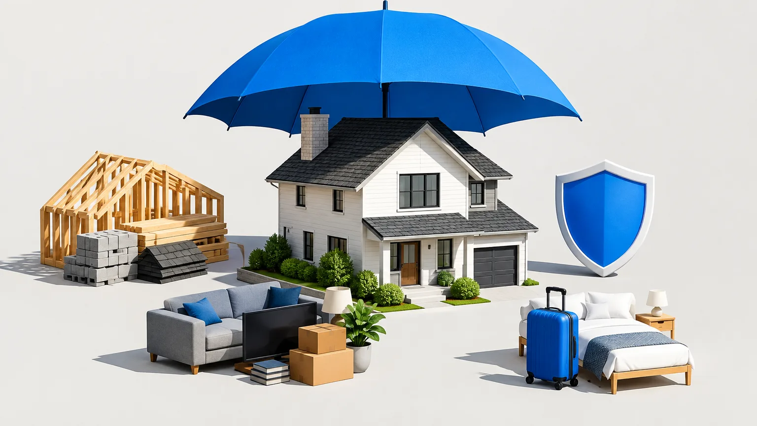 Illustrative image: home insurance coverage limits