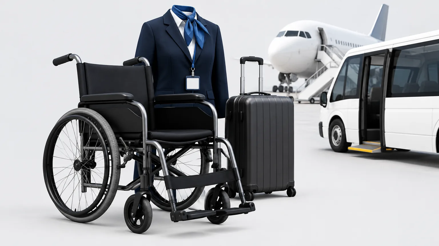 Illustrative image: airport assistance for older travelers