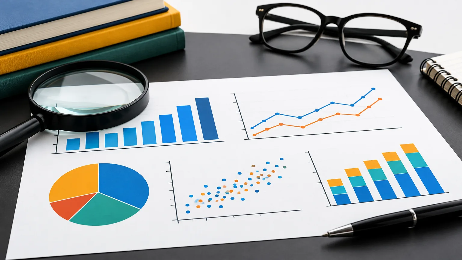 Illustrative image: how to read a statistical chart