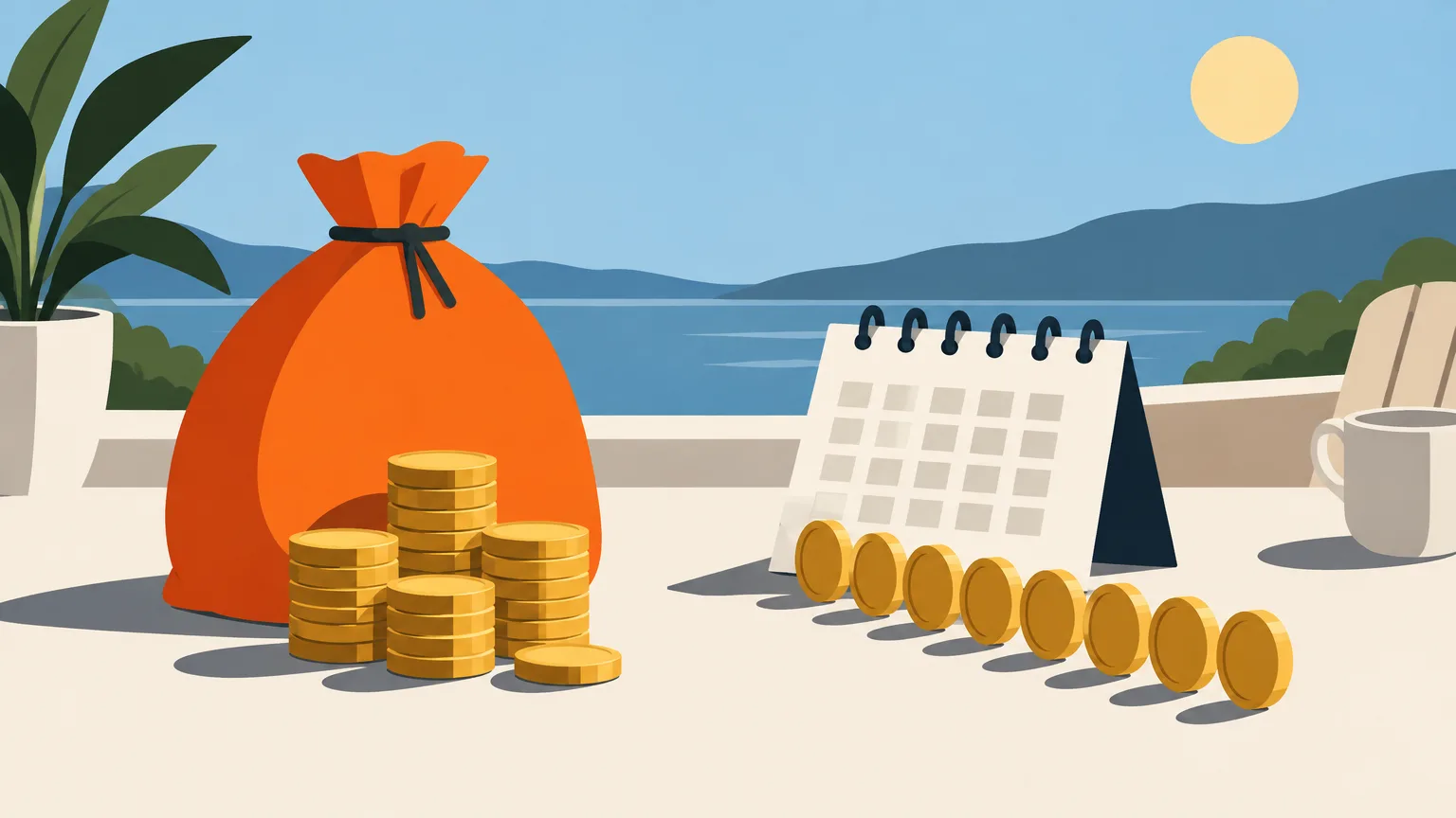 Illustrative image: pension payout options
