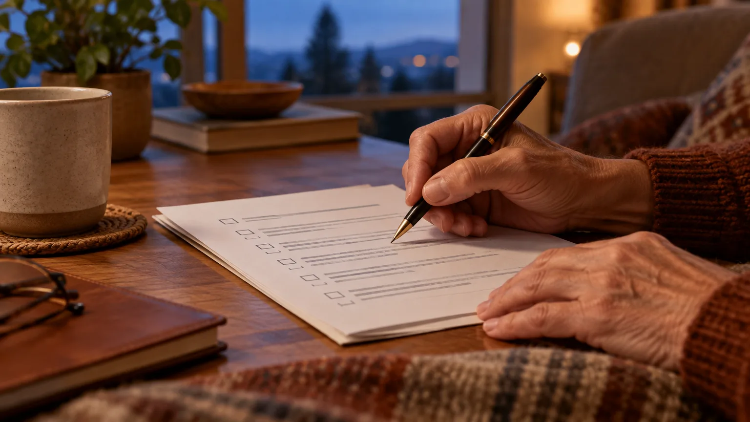 Illustrative image: retirement community residency agreement